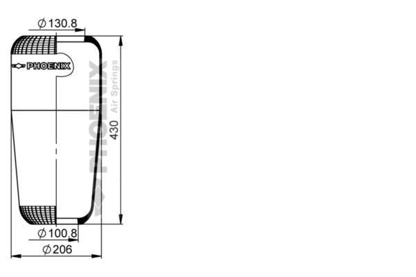 Compre 81436010067 MAN Coxim pneumático (suspensão de lâminas pneumática) do eixo