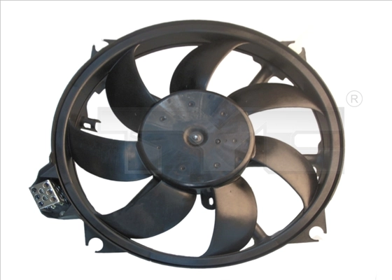 Ventilador elétrico de esfriamento montado (motor + roda de aletas) Renault Fluence L3