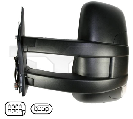  Espelho de retrovisão esquerdo Iveco Daily IV сaixa (2006 - 2011) IV