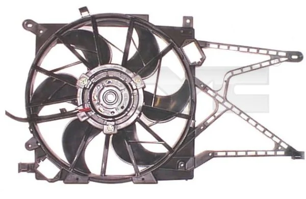 9129523 General Motors Difusor do radiador de esfriamento, montado com motor e roda de aletas