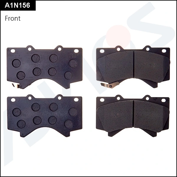 A1N156 Advics Sapatas do freio dianteiras de disco