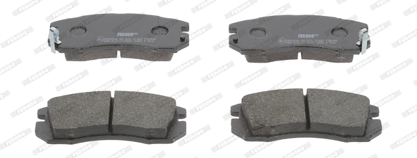 Compre PF7247 Nisshinbo Sapatas do freio dianteiras de disco
