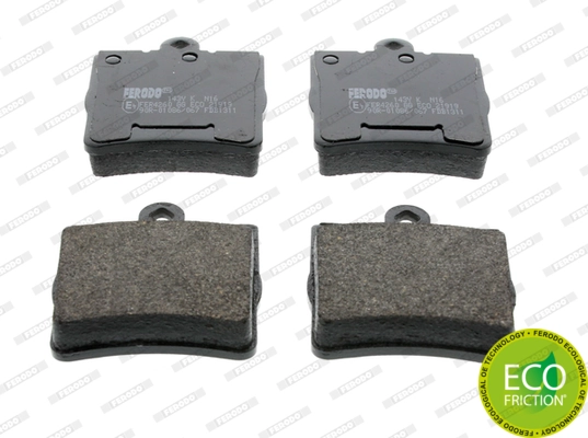 Sapatas do freio traseiras de disco Ferodo FDB1311 preço, a partir de 20,25 USD