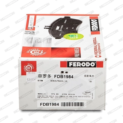 FDB1984 Ferodo Sapatas do freio dianteiras de disco
