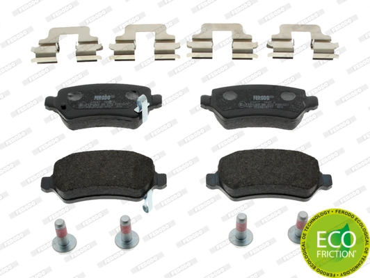 Sapatas do freio traseiras de disco Ferodo FDB1521 preço, a partir de 24,57 USD