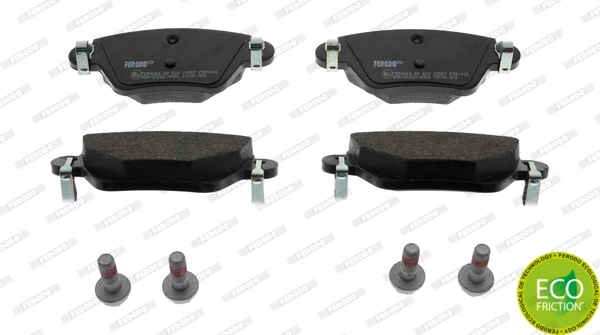 Sapatas do freio traseiras de disco Ferodo FDB1416 preço, a partir de 37,63 USD