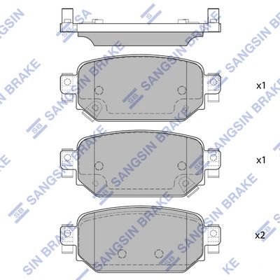 Compre DHYG2643Z Mazda Sapatas do freio traseiras de disco