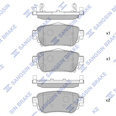 Sapatas do freio traseiras de disco Nissan Qashqai preço, a partir de 14,52 USD