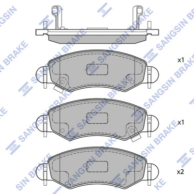 Compre 5581084E01 Subaru Sapatas do freio dianteiras de disco