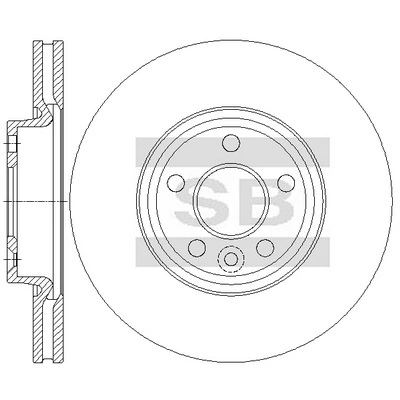 Disco do freio dianteiro para Volvo XC70 CROSS COUNTRY SZ, LZ