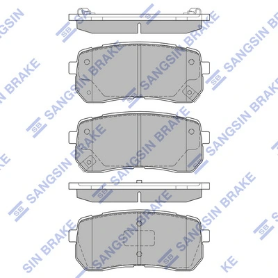 Sapatas do freio traseiras de disco Hyundai H-1 STAREX Grand Starex TQ