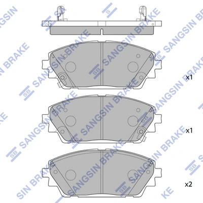 Sapatas do freio dianteiras de disco Mazda BCYA3328ZA preço, a partir de 64,27 USD