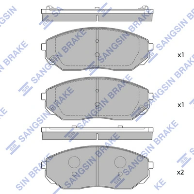 Sapatas do freio dianteiras de disco Peugeot/Citroen 1623053480 preço, a partir de 35,98 USD