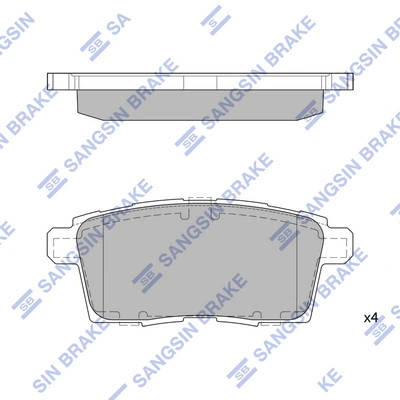 Sapatas do freio traseiras de disco para Mazda CX-7  ER