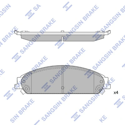 Sapatas do freio dianteiras de disco Fiat/Alfa/Lancia K05142558AB preço, a partir de 29,72 USD