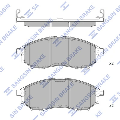 Sapatas do freio dianteiras de disco Nissan Qashqai preço, a partir de 32,25 USD