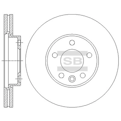 Disco do freio dianteiro para Volkswagen Multivan T5 7HM, 7HN, 7HF, 7EF, 7EM, 7EN