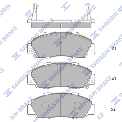 Compre 1Y363328Z Mazda Sapatas do freio dianteiras de disco