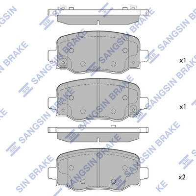 PF0805 Magneti Marelli Sapatas do freio traseiras de disco