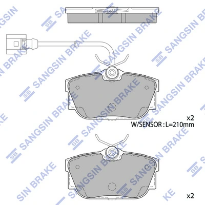 Sapatas do freio traseiras de disco Volkswagen Transporter preço, a partir de 12,64 USD