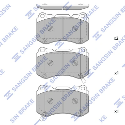  Sapatas do freio dianteiras de disco Alfa Romeo 159 sedan (939) (2005 - 2011) 