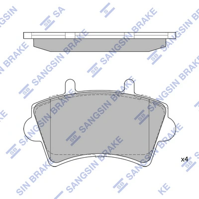 Sapatas do freio dianteiras de disco Brembo DP56006 preço, a partir de 29,92 USD