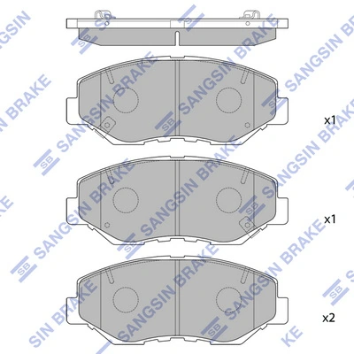 Sapatas do freio dianteiras de disco Honda CR-V preço, a partir de 26,08 USD