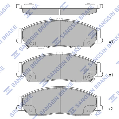 0446506090 Toyota Sapatas do freio dianteiras de disco