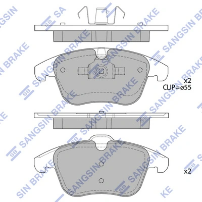 Sapatas do freio dianteiras de disco Land Rover Freelander preço, a partir de 29,86 USD