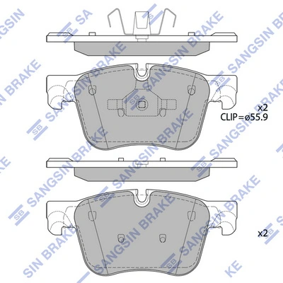 Sapatas do freio dianteiras de disco Peugeot/Citroen 1609898580 preço, a partir de 37,74 USD