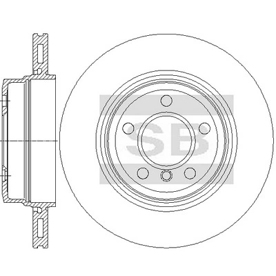  Disco do freio traseiro BMW X3 SUV (E83) (2004 - 2010) 