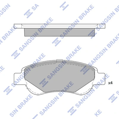 Compre 044650H030 Toyota Sapatas do freio dianteiras de disco