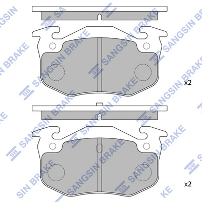 Sapatas do freio traseiras de disco Renault (RVI) 8671000303 preço, a partir de 20,82 USD
