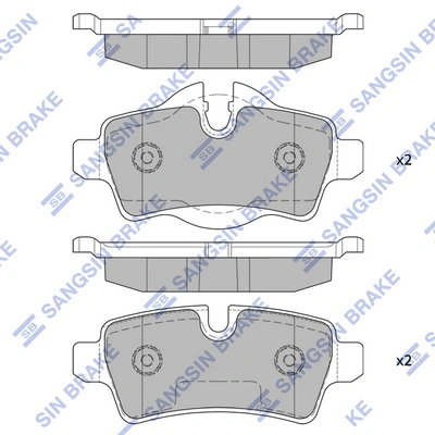 Sapatas do freio traseiras de disco Mini Cooper preço, a partir de 20,76 USD