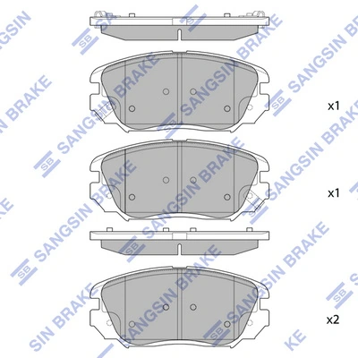 Sapatas do freio dianteiras de disco Peugeot/Citroen 95514525 preço, a partir de 29,72 USD