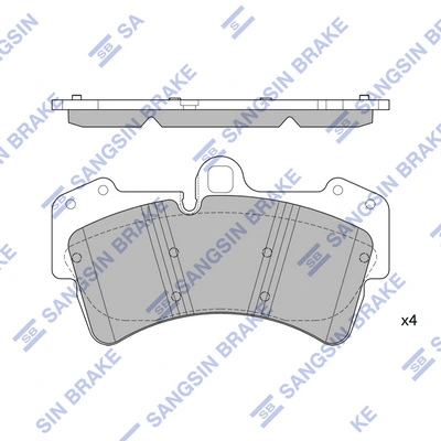 Sapatas do freio dianteiras de disco Audi Q7 preço, a partir de 71,57 USD