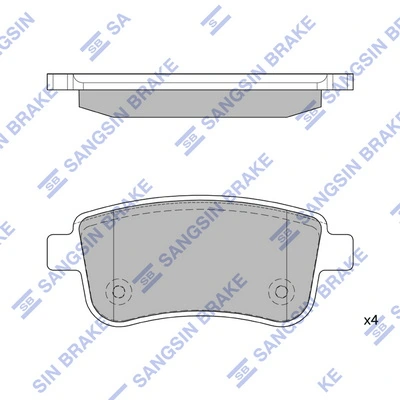 Sapatas do freio traseiras de disco Renault Megane preço, a partir de 24,21 USD