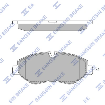 1639375580 Peugeot/Citroen Sapatas do freio dianteiras de disco