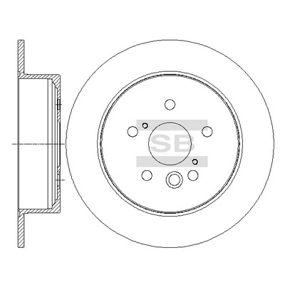  Disco do freio traseiro Toyota RAV4 I Cabrio SUV (SXA 10) (1997 - 2000) I Cabrio