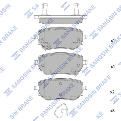 Compre A4704230600 Mercedes Sapatas do freio traseiras de disco
