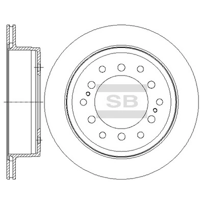  Disco do freio traseiro Toyota Land Cruiser PRADO SUV (J150) (2009 - 2026) PRADO