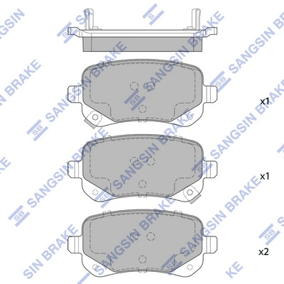 Sapatas do freio traseiras de disco Fiat/Alfa/Lancia K68044761AB preço, a partir de 27,24 USD