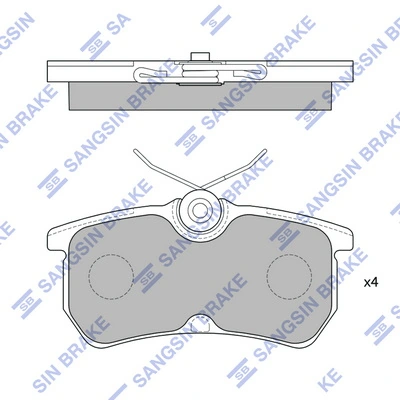 Sapatas do freio traseiras de disco Ford Fiesta preço, a partir de 12,84 USD