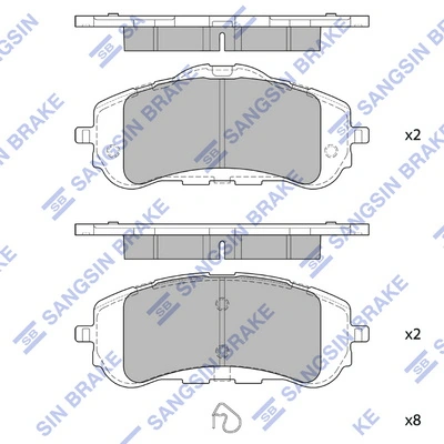 1647860280 Peugeot/Citroen Sapatas do freio dianteiras de disco