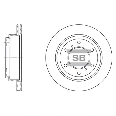  Disco do freio traseiro Mitsubishi Pajero III SUV (V60) (2000 - 2006) III