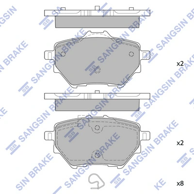 Compre 1636413980 Peugeot/Citroen Sapatas do freio traseiras de disco