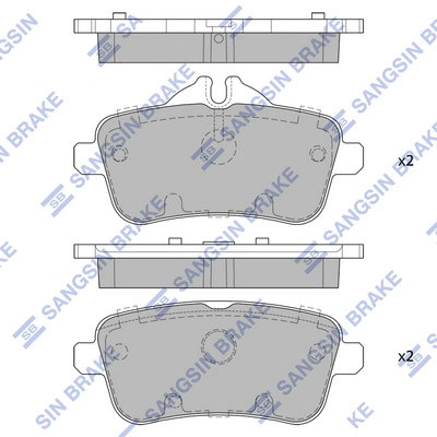 Sapatas do freio traseiras de disco Mercedes ML/GLE preço, a partir de 19,79 USD