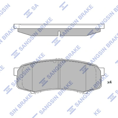 Sapatas do freio traseiras de disco Peugeot/Citroen 1639379280 preço, a partir de 19,41 USD