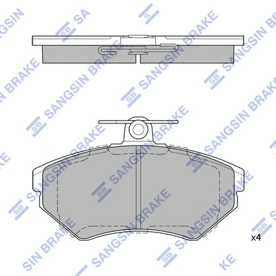 8671019136 Renault (RVI) Sapatas do freio dianteiras de disco