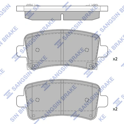 Compre 85143529 General Motors Sapatas do freio traseiras de disco